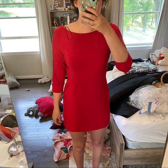ABS Dresses & Skirts - LIKE NEW RED DRESS